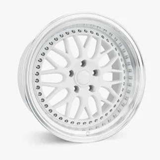 ESR SR01 18X8.5 ET30 (5X120 / 72.56) - Gloss White - Machined Lip